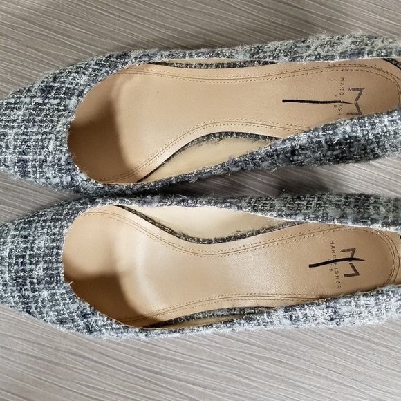 Marc Fisher Ltd Zala Pump, Black/Blue Fabric, Womens Size 9.5 M - Picture 8 of 10